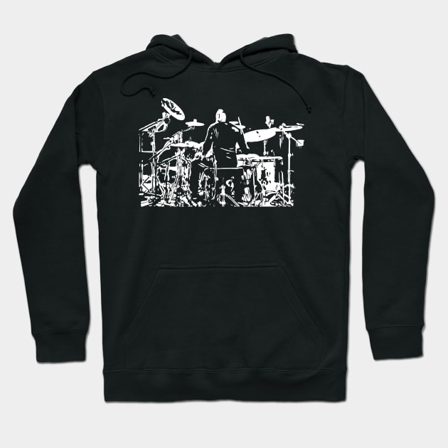 Drummer On Stage Hoodie by jazzworldquest